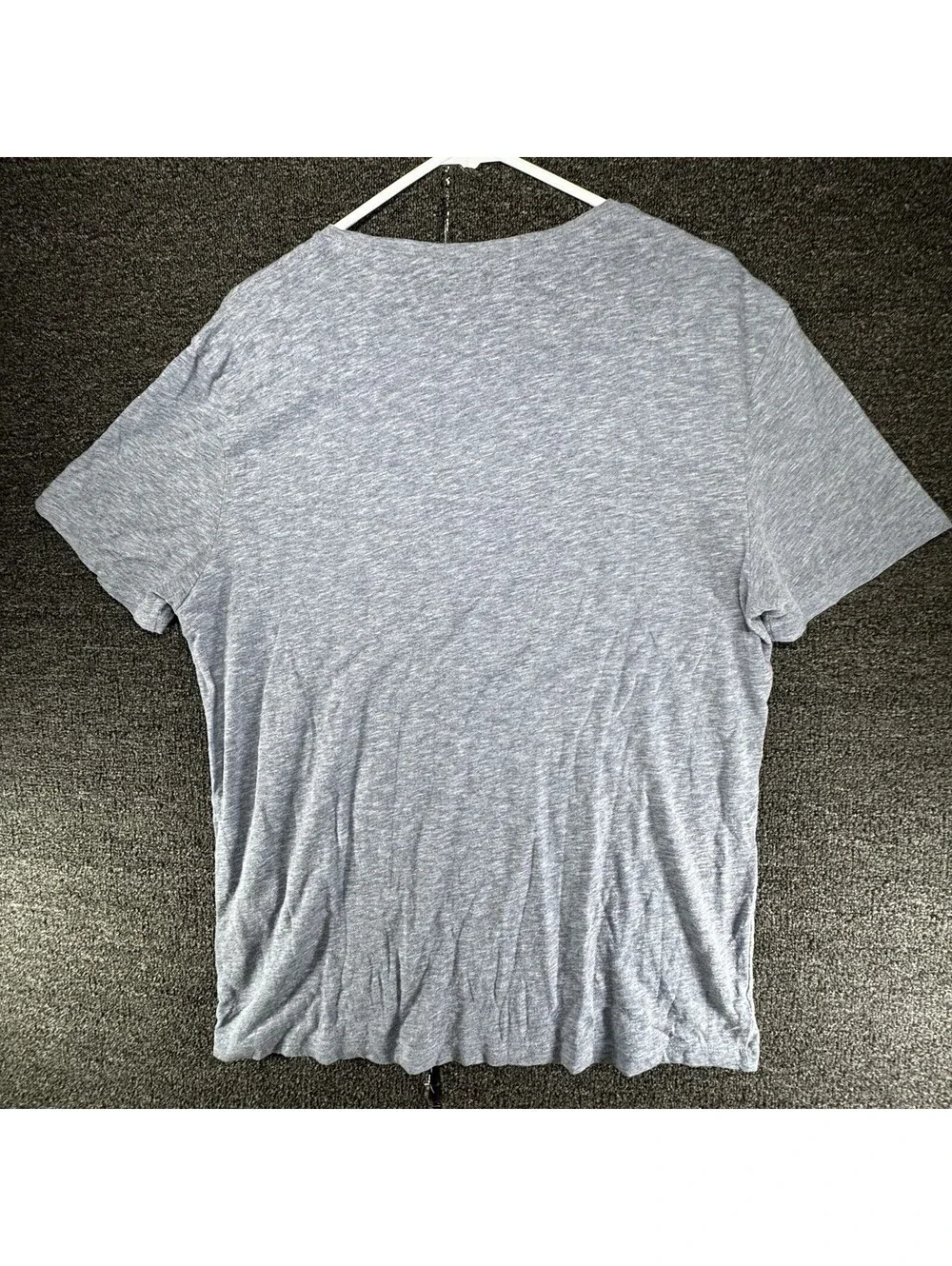 Banana Republic Shirt (L) Gray Elephant Graphic Tee Short Sleeve Mens Heathered